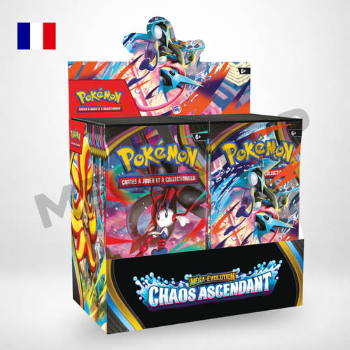 Display Méga-Évolution Chaos Ascendant (FR) · 36 boosters