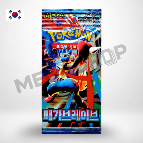 Booster Méga-Lucario ex — Mega Brave (Coréen)
