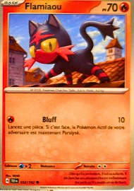 Flamiaou, carte Pokémon française (commune)