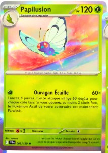 Papilusion, carte Pokémon française (holo)